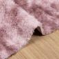 Preview: Teppich Shaggy Hochflor NAVARRA Altrosa 60x100 cm Polyester