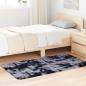 Preview: ARDEBO.de - Teppich Shaggy Hochflor NAVARRA Dunkelgrau 80x150 cm Polyester