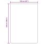 Preview: Teppich Shaggy Hochflor NAVARRA Hellgrau 160x230 cm Polyester