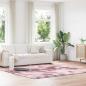 Preview: ARDEBO.de - Teppich Shaggy Hochflor NAVARRA Altrosa 240x240 cm Polyester