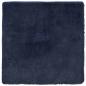 Preview: Teppich Shaggy Hochflor NAVARRA Marineblau 160x160 cm Polyester