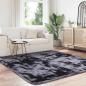 Preview: Teppich Shaggy Hochflor NAVARRA Dunkelgrau 200x200 cm Polyester