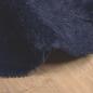 Preview: Teppich Shaggy Hochflor NAVARRA Marineblau 120x120 cm Polyester