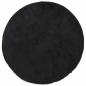 Preview: Teppich Shaggy Hochflor NAVARRA Schwarz 200x200 cm Polyester