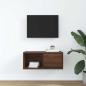 Preview: TV-Schrank Braun Eichen-Optik 60x31x25,5 cm Holzwerkstoff