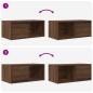 Preview: TV-Schrank Braun Eichen-Optik 60x31x25,5 cm Holzwerkstoff