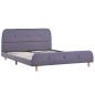 Preview: Bettgestell ohne Matratze Hellgrau Stoff 135x190 cm
