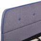 Preview: Bettgestell ohne Matratze Hellgrau Stoff 135x190 cm