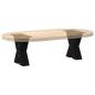 Preview: Couchtischbeine X-Form 2 Stk. Schwarz 40x(30-31) cm Stahl