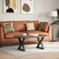 Preview: Couchtischbeine 2 Stk. Anthrazit 50x(42-43,3) cm Stahl