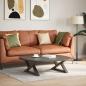 Preview: Couchtischbeine 2 Stk. Naturstahl 70x(30-31,3) cm Stahl