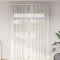 Preview: ARDEBO.de - Voile Vorhänge mit Stangentaschen 2 Stk. Weiß