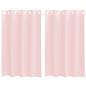 Preview: Voile Vorhänge mit Ösen 2 Stk. Hellrosa 140x175 cm