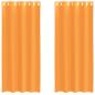 Preview: Voile Vorhänge mit Ösen 2 Stk. Orange 140x245 cm