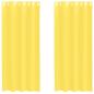 Preview: Voile Vorhänge mit Ösen 2 Stk. Gelb