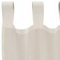 Preview: Voile Vorhänge mit Lasche 2 Stk. Creme