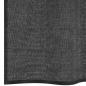 Preview: Voile Vorhänge mit Lasche 2 Stk. Schwarz