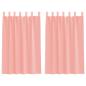Preview: Voile Vorhänge mit Schlaufen 2 Stk. Rosa 140x175 cm
