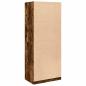 Preview: Kleiderschrank Räuchereiche 80x50x200 cm Holzwerkstoffs