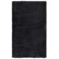Preview: Teppich Shaggy Hochflor NAVARRA Schwarz 60x100 cm Polyester