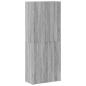 Preview: Aktenschrank Grau Sonoma 60x32x153 cm Holzwerkstoff