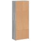 Preview: Aktenschrank Grau Sonoma 60x32x153 cm Holzwerkstoff