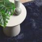 Preview: Teppich Shaggy Hochflor NAVARRA Marineblau 80x150 cm Polyester