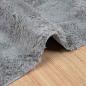 Preview: Teppich Shaggy Hochflor NAVARRA Hellgrau 200x290 cm Polyester