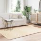 Preview: Teppich Shaggy Hochflor NAVARRA Creme 130x200 cm Polyester
