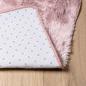 Preview: Teppich Shaggy Hochflor NAVARRA Altrosa 120x170 cm Polyester