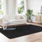 Preview: Teppich Shaggy Hochflor NAVARRA Schwarz 200x290 cm Polyester