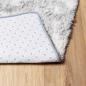 Preview: Teppich Shaggy Hochflor NAVARRA Silbergrau 200x290 cm Polyester