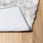 Preview: Teppich Shaggy Hochflor NAVARRA Silbergrau 60x100 cm Polyester