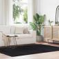 Preview: ARDEBO.de - Teppich Shaggy Hochflor NAVARRA Schwarz 160x230 cm Polyester