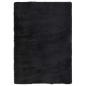 Preview: Teppich Shaggy Hochflor NAVARRA Schwarz 160x230 cm Polyester