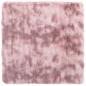 Preview: Teppich Shaggy Hochflor NAVARRA Altrosa 160x160 cm Polyester