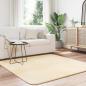 Preview: Teppich Shaggy Hochflor NAVARRA Creme 160x160 cm Polyester