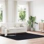 Preview: ARDEBO.de - Teppich Shaggy Hochflor NAVARRA Schwarz 240x240 cm Polyester