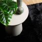Preview: Teppich Shaggy Hochflor NAVARRA Schwarz 200x200 cm Polyester