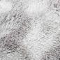 Preview: Teppich Shaggy Hochflor NAVARRA Silbergrau 200x200 cm Polyester