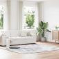 Preview: ARDEBO.de - Teppich Shaggy Hochflor NAVARRA Silbergrau 240x240 cm Polyester