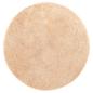 Preview: Teppich Shaggy Hochflor NAVARRA Beige 120x120 cm Polyester
