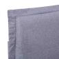 Preview: Bettgestell ohne Matratze Hellgrau Stoff 135x190 cm