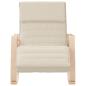Preview: Schaukelstuhl Creme Stoff