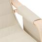 Preview: Schaukelstuhl Creme Stoff
