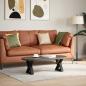 Preview: Couchtischbeine 2 Stk. Schwarz 40x(30-31,3) cm Stahl