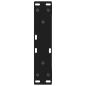 Preview: Couchtischbeine 2 Stk. Schwarz 28x(42-43,3) cm Stahl