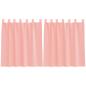 Preview: Voile Vorhänge mit Stangentaschen 2 Stk. Rosa