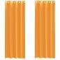 Preview: Voile Vorhänge mit Ösen 2 Stk. Orange 140x260 cm
