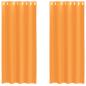 Preview: Voile Vorhänge mit Ösen 2 Stk. Orange 140x225 cm